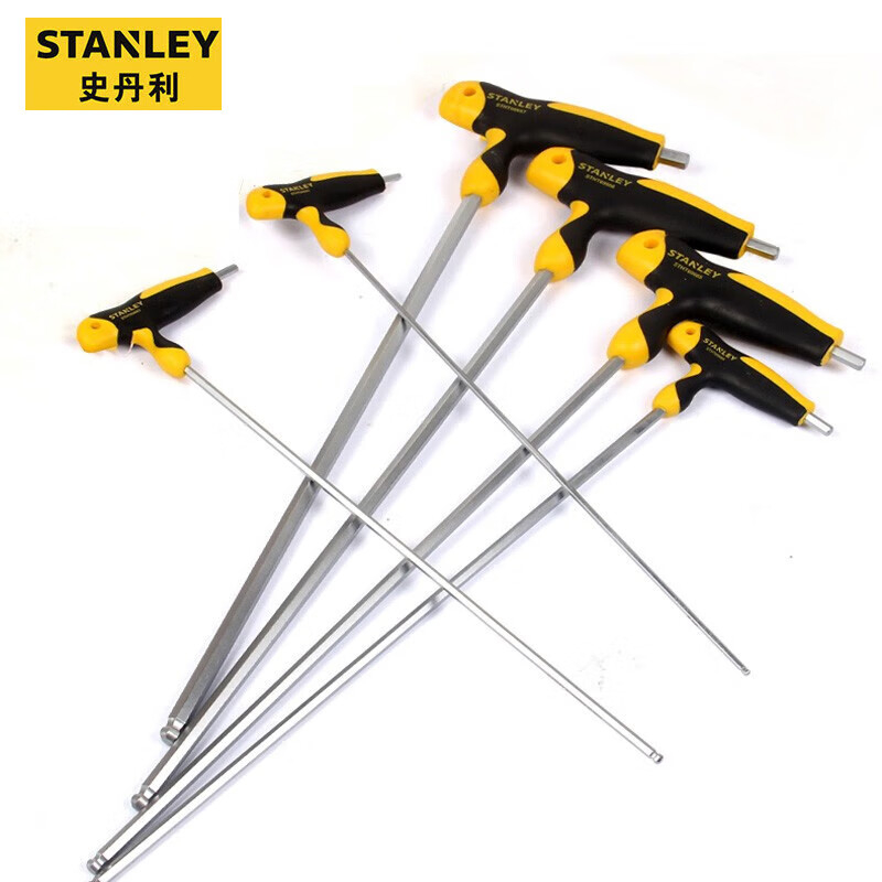 史丹利（Stanley） STHT69664-23 T柄球头加长内六角扳手 5mm 350mm （单位：把）