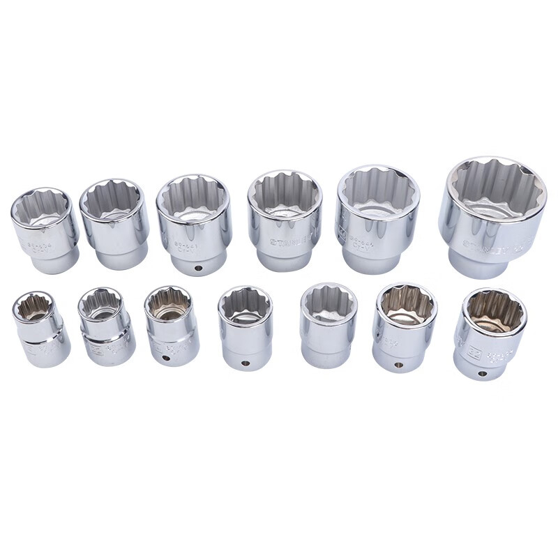 史丹利（Stanley） STMT89644-8-23 19MM系列公制12角标准套筒 44mm （单位：个）