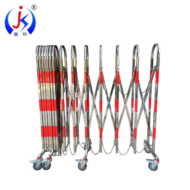 冀科 JK-YDWL1810 不锈钢拱形伸缩围栏 1.8*10米 （单位：个） 红银
