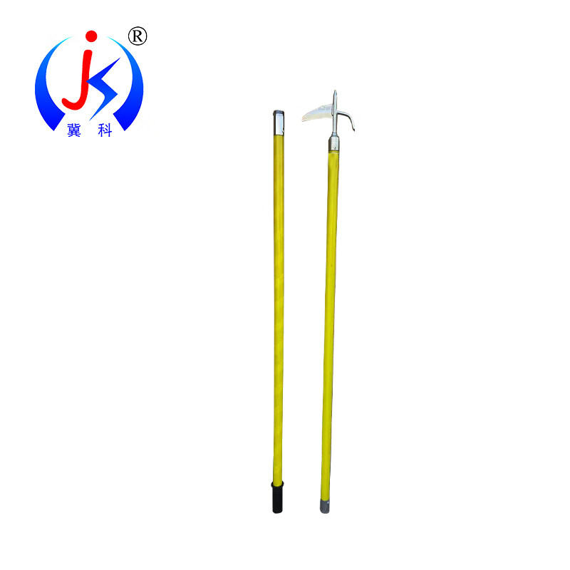 冀科 JK-YWGH46 接扣式异物杆 固定头 4节6米 （单位：根） 黄色