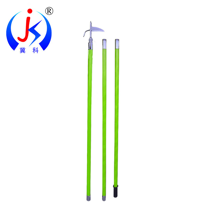 冀科 JK-BYWGLV33 接扣式异物杆 脱卸头 3节3米 （单位：根） 绿色