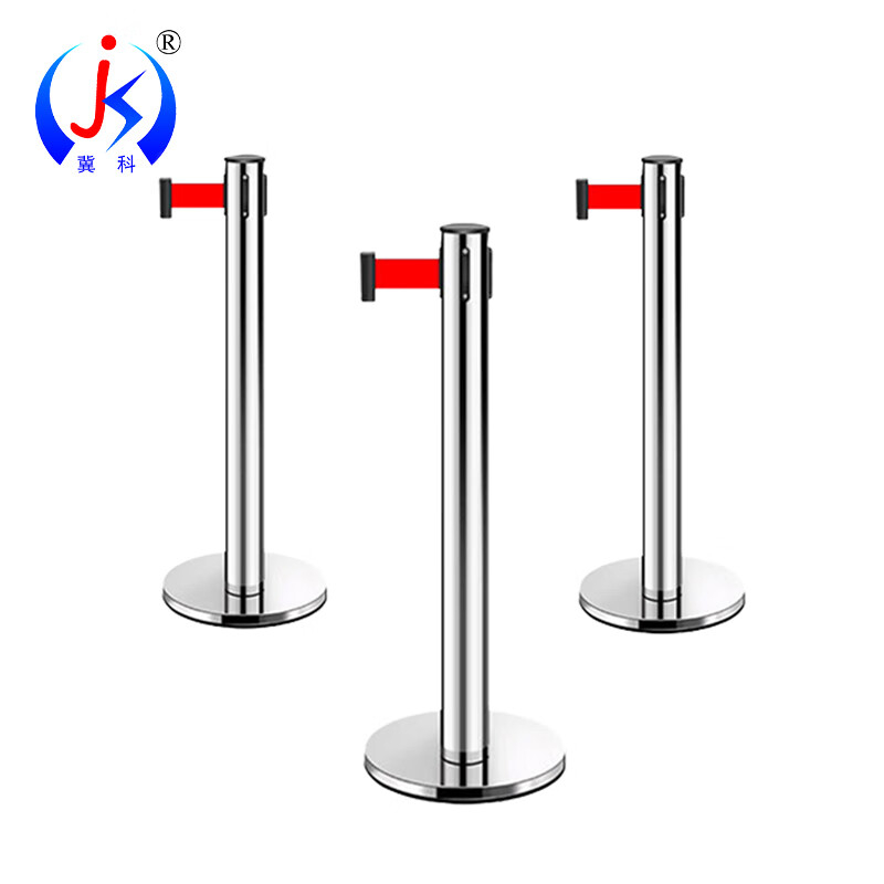 冀科 JK-YSS1 不锈钢伸缩围栏 高1m 双带长1米 （单位：个） 银色