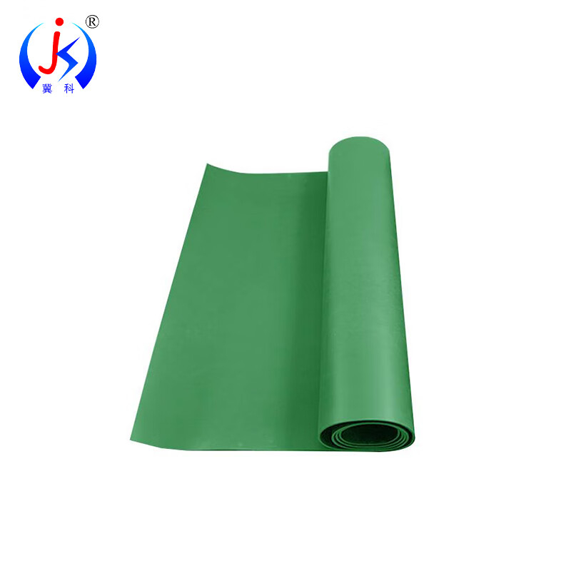 冀科 JK-JYJBL5110 绝缘平面胶垫 5mm 10kv1*10米 （单位：张） 绿色
