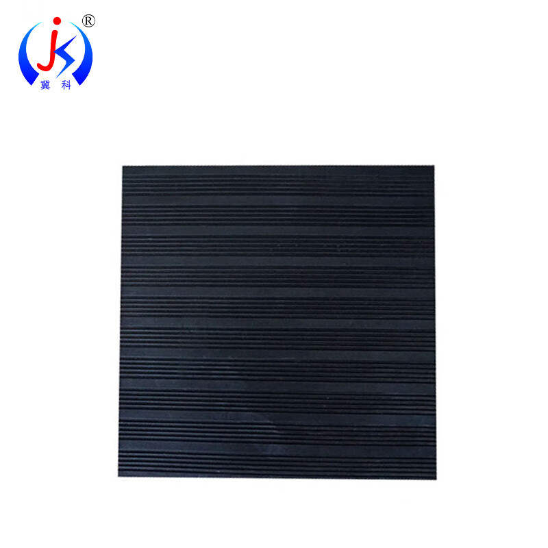 冀科 JK-TW315 绝缘条纹胶板 3mm 5kv1*5米 （单位：张） 黑色