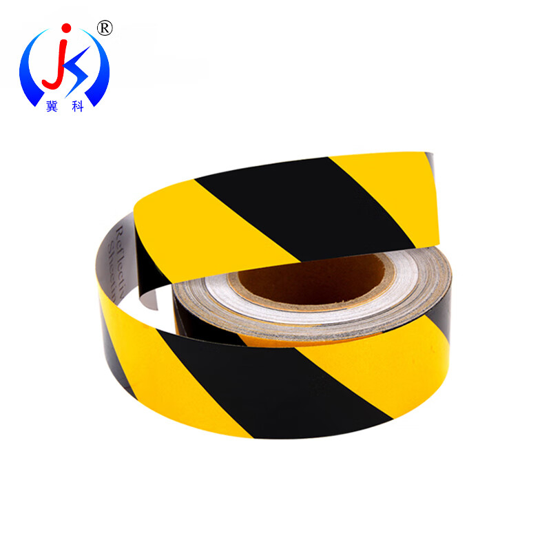 冀科 JK-JSJD4025 反光警示胶带 40cm*25m/卷 2卷/组 （单位：组） 黑黄