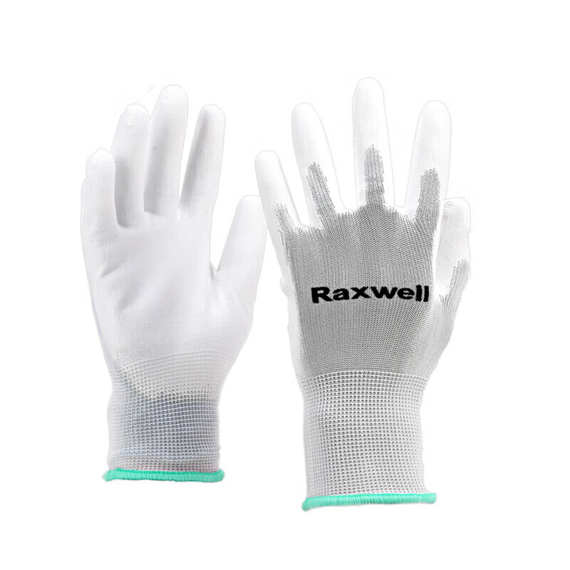 瑞氪维尔（Raxwell） RW-XR2439 涤纶针织PU工作手套 XL 10副/包 （单位：包）