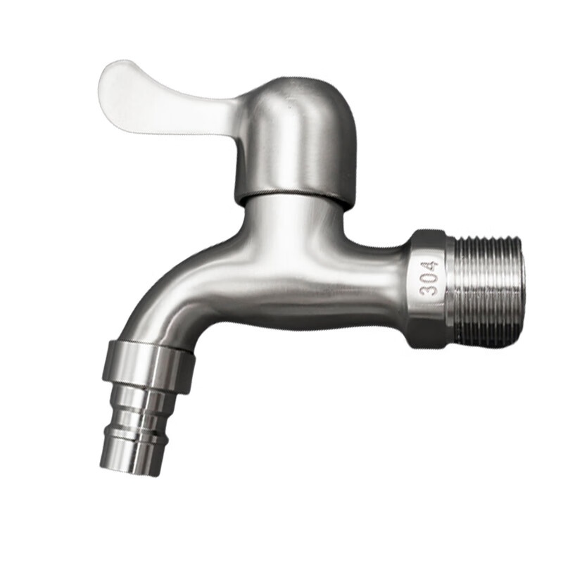 GLBO G-1012 304不锈钢6分进水口单冷快开水龙头 铜阀芯尖嘴款 （单位：个）